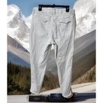 Seven7  High Rise‎ Skinny Crop Button Fly Jean White -Size 14 Photo 4