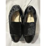 Yosi Samra Black Calf Hair Patent Leather Preslie Ballet Slip on Loafer Size 9 Photo 3
