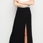 Weston Wear High Slit Maxi Knit Skirt Black Size XS Photo 0