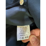 Azazie Bridesmaid Dress Blue Size A0 Midi A Line Flare Polyester Formal‎ Wedding Photo 5