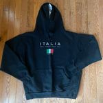 Italia black Italy flag hoodie Photo 0
