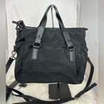 Desigual  Floral Mandala Bag Purse Handbag Nylon Satchel Leather Black Crossbody Photo 2