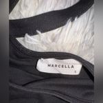 New Marcella Lydia one shoulder long sleeve Black maxi Dress sz S Photo 3