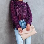 VICI  | Rosa Velvet Lace Babydoll Top Photo 4