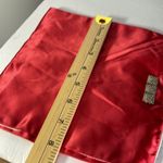 Christian Dior Vintage red silk lingerie scarf pouch. Photo 8