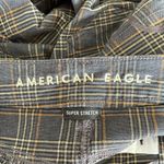 American Eagle super stretch super high rise skinny plaid work office academia 4 Photo 3