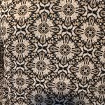 1. State  Printed Metallic Threaded Tiered Midi Dress Elastic Waist Puff Sleeve Photo 3