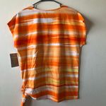 White Stag  Womens T.Shirt Size Small 4-6 Embellished Sequined Front Side Tie New Photo 7