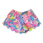 Lilly Pulitzer  Dahlia Gumbo Limbo scalloped mini shorts small Photo 1