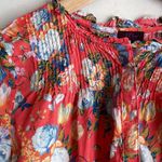 J.Crew Liberty Popover in Coral with Ruffle neck Photo 5