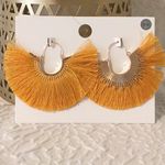 Forever 21 Women’s Orange and Gold Fringe Earrings Photo 3