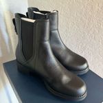 Cole Haan Camea Waterproof Leather Combat Boot, Block Heel Black, Size 8 NWT Photo 14