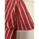 The Outfit crossfront terracotta stripe top Size 4 Photo 3