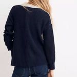 Madewell Patch Pocket Sweater in Gray and Navy Photo 1