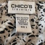 Chico's Chico’s Travelers Women’s Top 3 XL Slinky Shimmer Photo 2