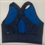 Splits59 Blue/Black Polka Dot Sports Bra Size S/M Photo 1
