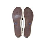 Keds Champion Women 9 Shoes Gray White Casual Canvas Low Top Sneakers Lace Up Photo 3