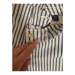 Lane Bryant Size 22W Plus Nautical Navy Stripe Shorts – Nautical Coastal Style Black Photo 3