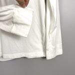 American Eagle Vintage Y2K XL Outfitters Long Sleeve White Henley Pocket Women Photo 2