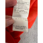 100% Wool Benetton Orange Short Sleeve Knit Dress S Photo 7