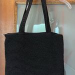 The Sak Black Crochet Double Strap Shoulder Purse Bag EUC Photo 6