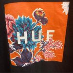 HUF Tropical Flower Black Skater T Photo 1