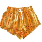 BDG NWOT X Urban Outfitters Frankie Paperbag Micro Short in Orange Photo 5