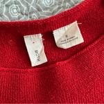 Anthropologie Moth Bell Sleeve Knit Red Mini Dress Size S Photo 4