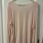 Dialogue  Light Pink Pleated Blouse. Sz 1X, NWOT Photo 1