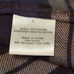 Romeo + Juliet Couture Blue Plaid Shirt/Dress with sheer sleeves. NWT size Large Photo 6