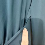 Baltic Born  Lydia Maxi Dress Topaz Teal Long Sleeve Wrap Flowy Gown Size Medium Photo 5