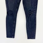 AGOLDE  Nico High Rise Slim Jeans in Cassette Black Distressed Knees Size 26 Photo 4