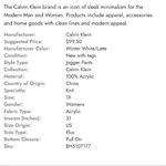 Calvin Klein NWT Plus Size Knit Joggers Pants Blush Pink /White/Grey 1X $99 Photo 1