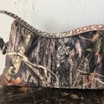 Camouflage Purse With Embellished Crystal Strap Green Photo 1