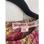 See By Chloe  Womens 4 Top Sleeveless Paisley Gardencore Fairy Photo 3