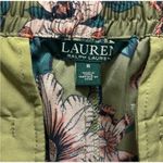 Lauren Ralph Lauren Women's Floral Twill Pants Size 6 Green Photo 2