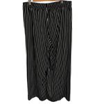 Ralph Lauren POLO : Black/White Striped, Straight Leg Pants, Size L Photo 4