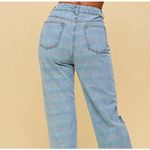 Shop Michella Women High Waisted Distressed Colorful Light Wash Denim Jeans Sz L Blue Photo 3