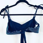 Lands' End Swim Bikini Top Tie Straps Reversible S Photo 1