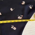 OAK + FORT Black Floral High Low Dress Photo 9