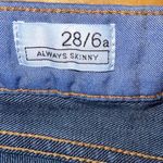 Gap  1969 Womens Low Rise Always Skinny Stretch Denim Jeans Dark Wash Size‎ 28 Photo 5