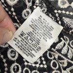 Akemi + Kin  Embroidered Mini Dress Bell Sleeve Sheer Black White Size‎ 0 Photo 4