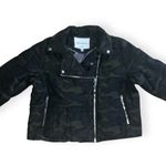 Juicy Couture  Womens Green Camo Moto Puffer Jacket Photo 2