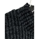 Black Sleeveless Ribbed Sweater Womens L Minimalist Dark Romantic Goth Capsule Size L Photo 1