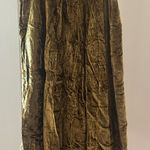 Ventilo La Colline Velvet Maxi Skirt Olive Green Holiday Photo 0