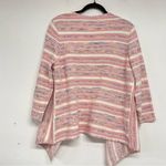 Chico's  Pink & Orange Tweed Open Front Blazer Jacket L Photo 4