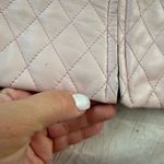 Peck & Peck Womens Vintage  Lamb Leather Vest Quilted Lined Pink Medium Photo 4
