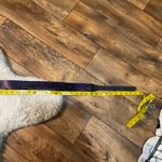 Chico's  Purple Studded Belt Size Large Metallic Womens Leather Made In India Photo 7