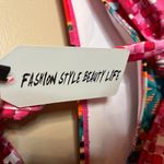 Sporlike Pink Printed Mediterranean City Scene Bikini Set Size M Photo 3