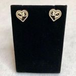 DC Comics Harley Quinn and The Joker Heart Wood Stud Earrings Photo 0